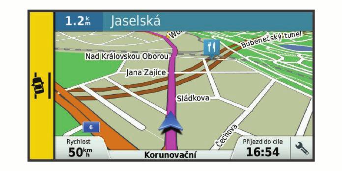Zrušení upozornění na nehodu Když zařízení detekuje nehodu, zpráva a hlasová výzva vás informují o odeslání upozornění na kontakt pro případ nehody.