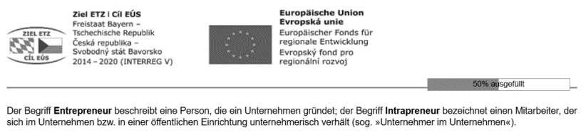 Otázka týkající se sklonů k Intra- a Entrepreneurshipu se v podobné formě objevuje i ve studii GUESS (viz Bergmann & Golla, 2016). Další pozornost je věnována osobní rovině studentů.