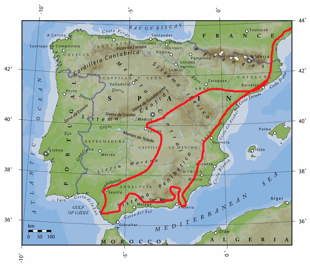 Andalucía 2011 Speciální exkurze katedry botaniky PřFUK