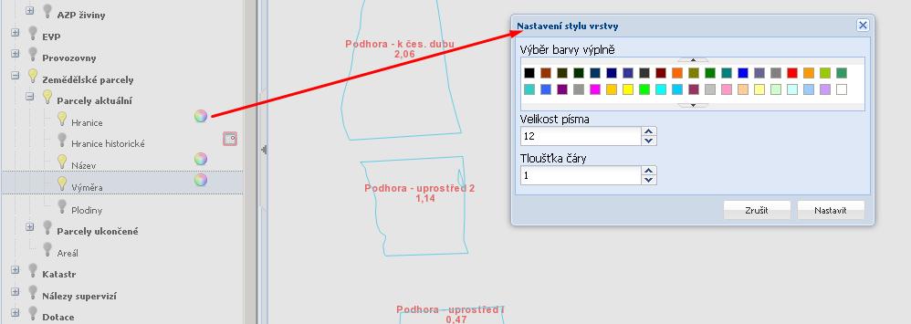 3 Rychlé založení zemědělských parcel Kromě manuálního zakládání parcel je vytvořena funkcionalita rychlého/automatického založení parcel, která na všech dílech půdních bloků