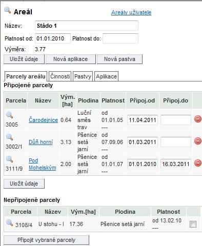 Připojení parcely lze zcela zrušit klikem na zákaz vjezdu (parcela se pak tváří, že v areálu nikdy nebyla).