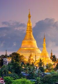 Pagoda Shwedagon Zlatá skala Bagan Chrám Ananda medzinárodná letenka Quatar Aerolines Viedeň Yangon Viedeň, s medzipristátím v Doha odborný sprievodca kňaz komplexné cestovné poistenie transfery