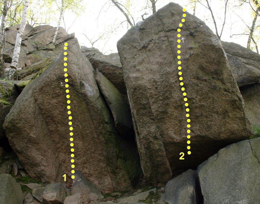 Mravenec bouldering 9) Dvě špice 1 ) Levá š pi ce