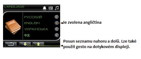 Výběr směru výdeje přijatých bankovek Pro změnu směru výdeje přijatých bankovek stiskněte v menu tlačítko MOVEMENT DIRECTION.