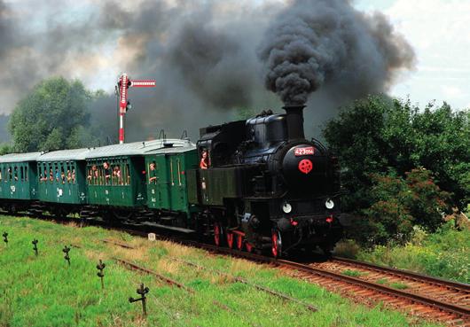 SRPEN 423.094 4., 5. SRPNA Šumavské léto s párou 096 Tradiční jízdy parních vlaků šumavským podhůřím. 464.008, Ce tratě v okolí Volar INFO: kosmata@gr.cd.cz, 972 544 905 5.