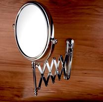 You don t like big mirrors or there is simply no space in your bathroom for such mirror? You should spoil yourself with a magnifying cosmetic mirror. This wall-mounted mirror is adjustable.