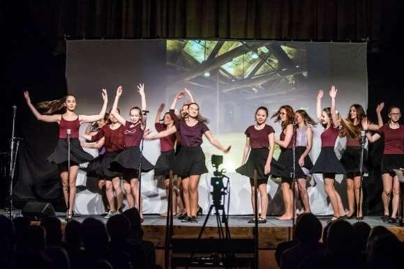 Dne 15. 12. 2016 byl proveden školní anglicko-český muzikál s názvem White Christmas. Jednalo se o větší projekt, na kterém se podílel gymnaziální sbor, studenti třídy 2.