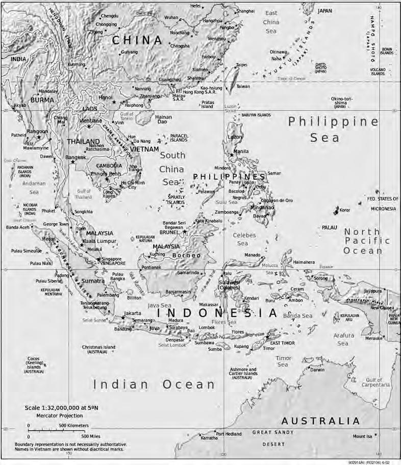 Region Asie a Pacifik z hlediska geografie turismu / 31 vznikl ještě speciální program pro země mikroregionu Mekong 10 (Myanmar, Kambodža, Vietnam, Čína provincie Yün-nan, Thajsko a Laos), jehož