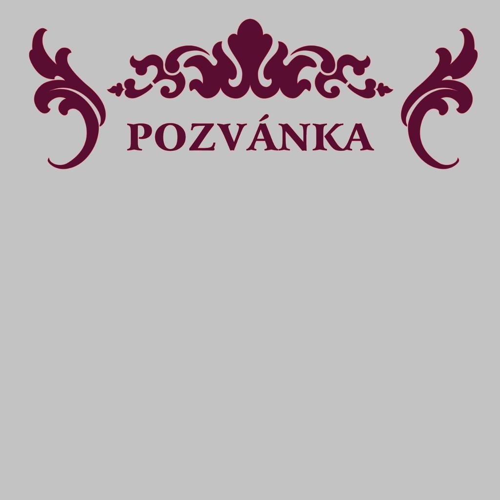 . Srdečně Vás zveme na naše