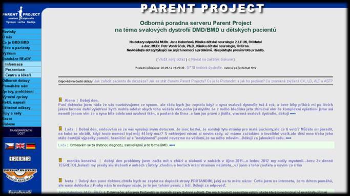 Janou Haberlovou, Ph.D. zajišťujeme internetovou on-line poradnu pro veřejnost.