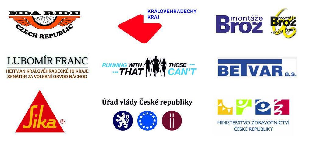 Poděkováním sponzorům a dárcům Činnost spolku Parent Project by nebyla možná bez podpory, pomoci a spolupráce s řadou firem, organizací a
