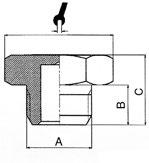 34 Standardní šroubení 7Z č. zboží Zátka se šestihrannou hlavou KÓD REF. A B C 7Z1 G 1/, 14 0 7Z14 G 1/4 13 17 0 7Z3 G 3/ 9 14 19 0 7Z12 G 1/2 1, 24 0 7Z34 G 3/4 11 1, 30 7Z01 G 1 13 19 3 E0 č.