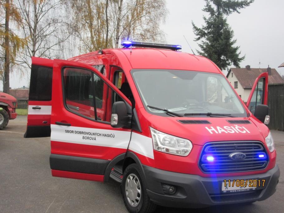OHLÉDNUTÍ SDH BOROVÁ NOVÁ HASIČSKÁ DODÁVKA Ve středu 8.