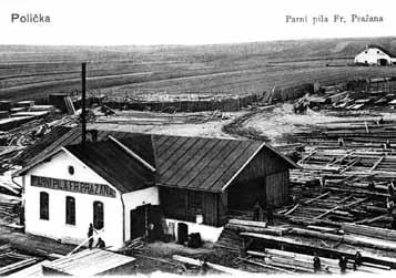 V roce 1896 získal zakázku na dodávku pražců na stavbu železniční tratě Svitavy Polička.