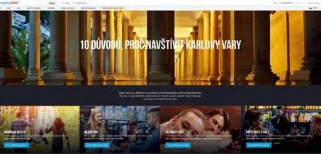 www.karlovyvary.cz Facebookový profil Karlovy Vary Samotný turistický webový portál zaznamenal opětovně vyšší návštěvnost, a to o 5,21 % 1,027 mil.