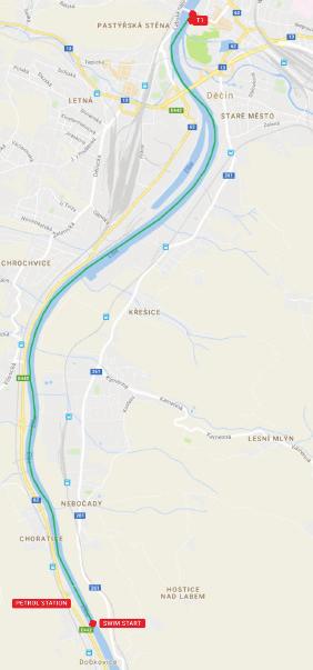 Na místě startu budou TOITOI toalety Cokoli si vezmete do autobusu a nebudete to při plavání potřebovat, vložte do pytle se startovním číslem, doručíme to