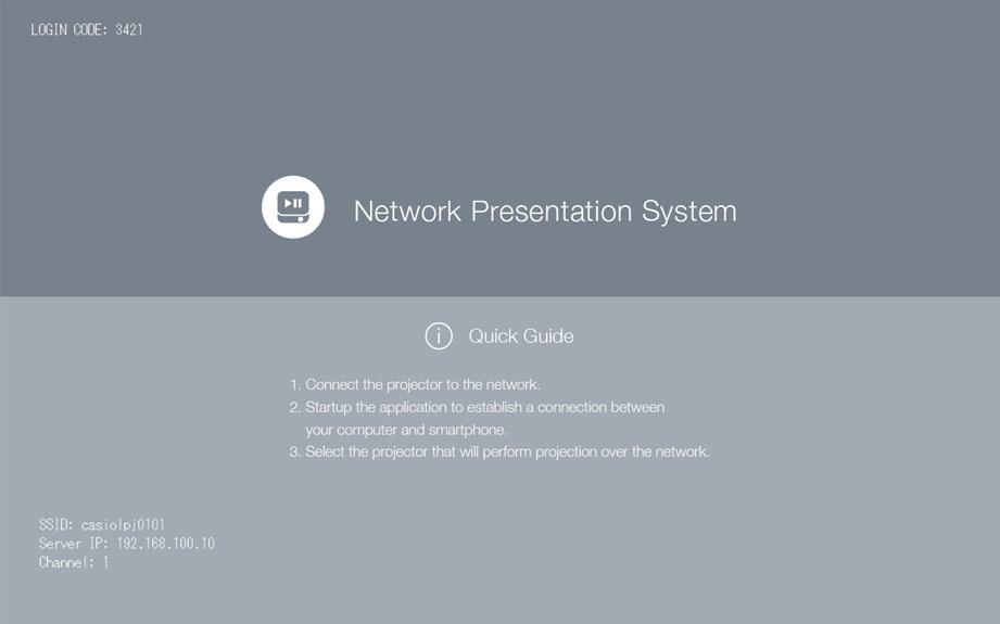 Připojení bezdrátového adaptéru k projektoru Bezdrátový adaptér CASIO určený pro váš model projektoru zapojte do portu USB-A.