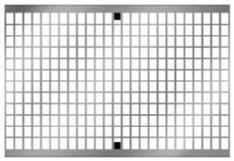 Zátěžová třída D 400 kn Multiline V 00 Rošty Zátěžová třída D 400 kn rošty vyrobeny dle ČSN EN 14 s integrovanou aretací Drainlock Přehled krycích roštů pro žlaby Můstkové rošty Materiál Rozměry