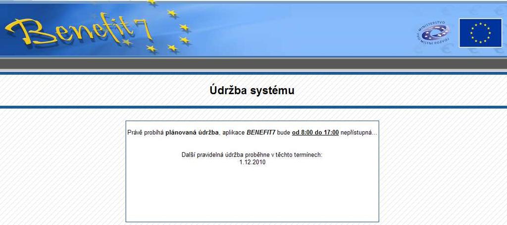 platbu. Příjemce tato upozornění nalezne na titulní straně aplikace.