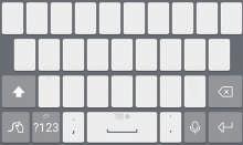 Metoda zadávání Huawei Swype Můžete rychle zadávat text posouváním prstu po klávesnici.