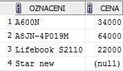 Vypište všechny produkty kromě produktu s označením A600N nebo A2500H a produkty, jejichž cena je větší než 30 000.