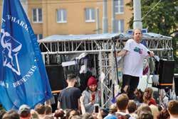 Kandidáty za VFU byli Jiří Slavík z fakulty Veterinárního lékařství na krále Majálesu a Andrea Brožovičová z Farmaceutické fakulty na královnu Majálesu. Každý z nich zvolil skupinu pomocníků, tzv.