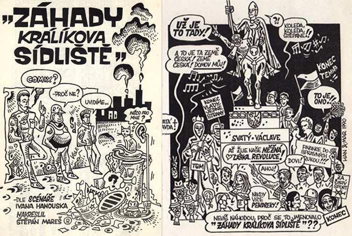 velké černé kohouty karikatury