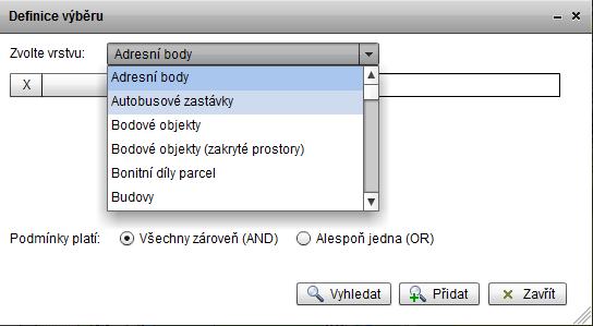 16 2. Obecný výběr vrstvy v abecedním pořadí Uspořádání vrstev abecedně, umožňuje snadnější