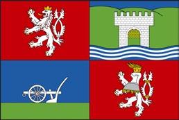nejzalidněnější oblastí) ZÁKLADNÍ INFORMACE O ÚSTECKÉM KRAJI Symboly Ústeckého kraje ZNAK Znak Ústeckého kraje má podobu červeno-modře čtvrceného štítu. V prvním poli je český lev.
