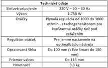 nastavenia s možnosťou pevnej aretácie.