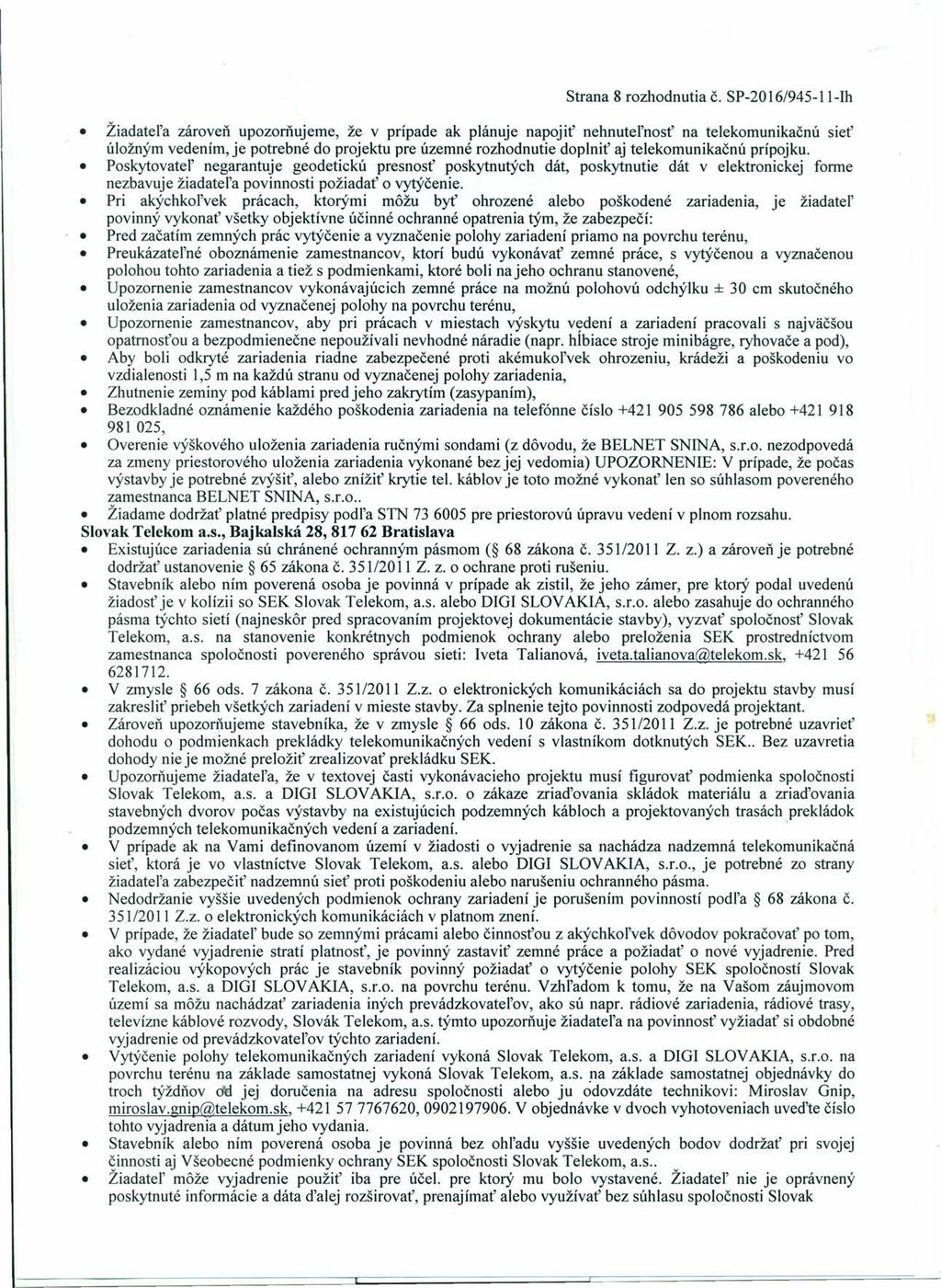 Strana 8 rozhodnutia č.
