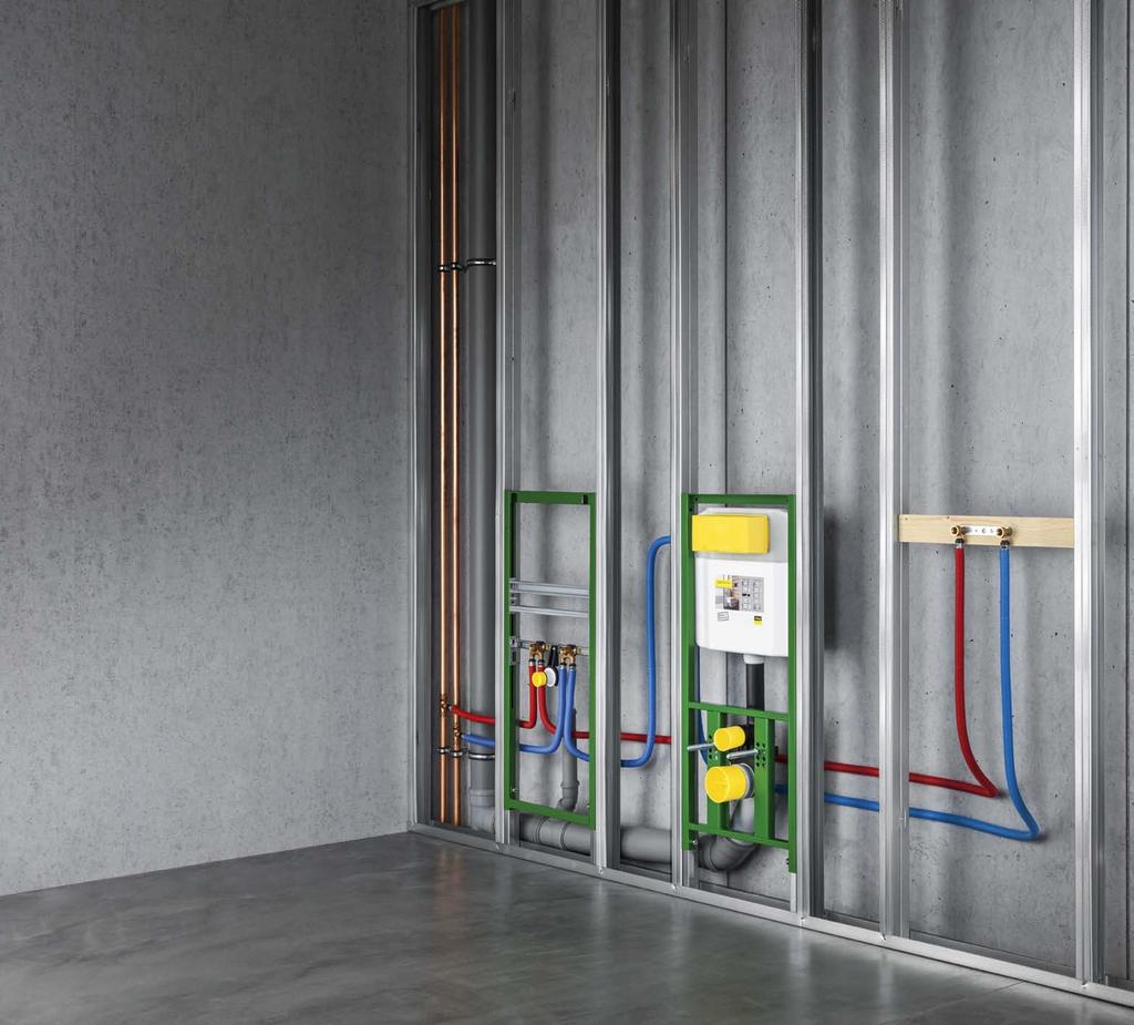 22 Viega Smartpress Viega Smartpress S istotou k nízkym stratám tlaku Viega Smartpress je ďalším veľkým krokom vo flexibilnej etážovej inštalácii.