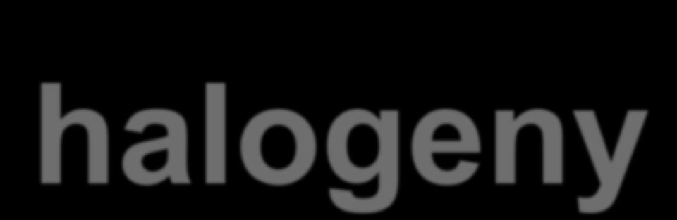 halogeny