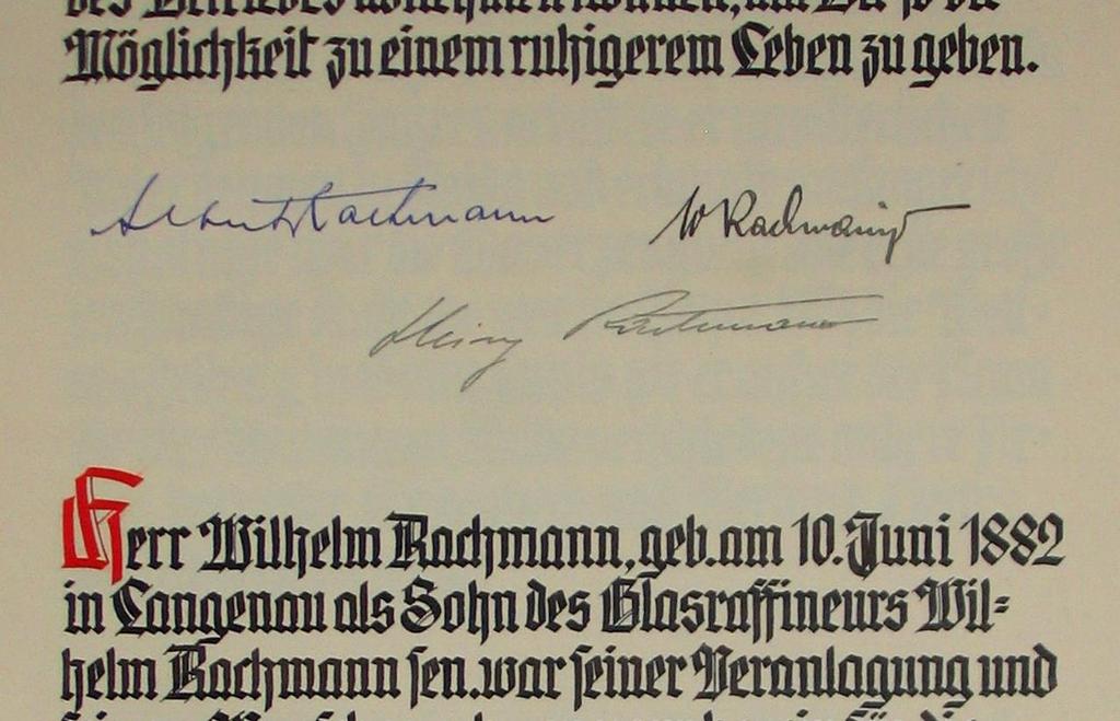 Kronika rodiny Rachmannů Jedním z mnoha dokladů o pravdivosti výše uvedených skutečností je rodinná kronika Rachmannů.