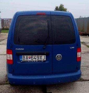 VW Caddy life 1,6 BA-649 XJ N1 rok