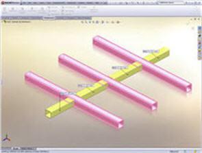 SolidWorks Standard Zlepšené oříznutí a prodloužení Nástroj ořiznutí a prodloužení vám umožňuje rozdělit protínající se úseky, určit, zda zachovat nebo rozšířit rozdělenou