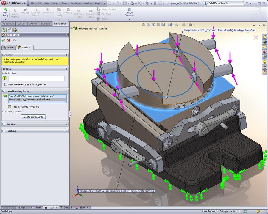 SolidWorks Standard Sestavy Kusovník sestavy Nyní můžete vytvořit kusovníky přímo v sestavě, aniž byste museli nejprve vytvořit výkres.