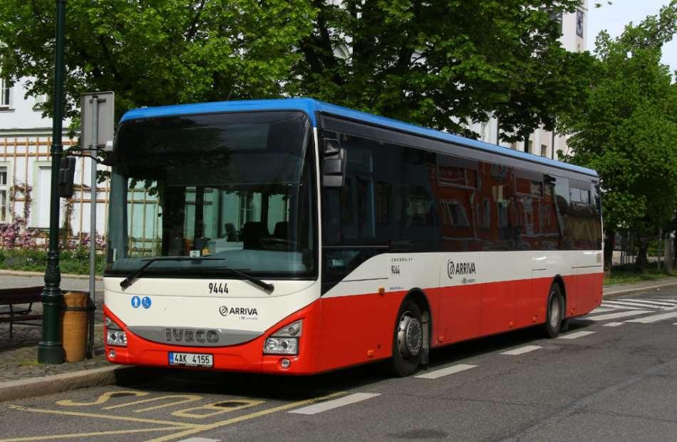 Autobus dopravce ARRIVA PRAHA s.r.o. v jednotném nátěru PID Okres Praha-západ Základní charakteristika okresu Stav integrace Hlavní spádové oblasti Hlavní přepravní relace Města s MHD Možnosti