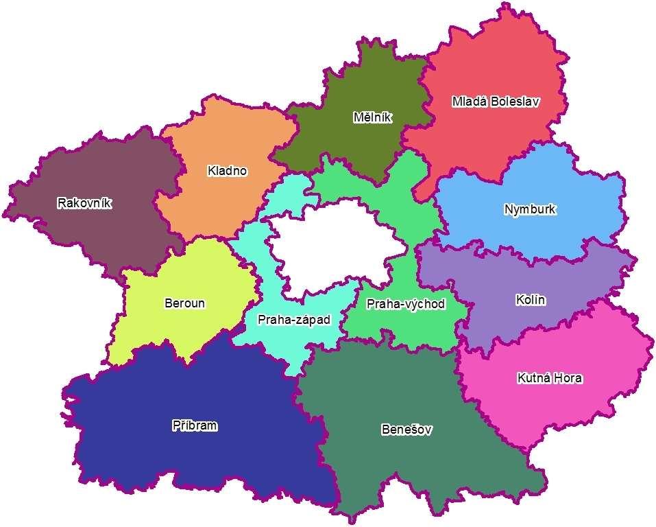 2 ZÁKLADNÍ INFORMACE O STŘEDOČESKÉM KRAJI Středočeský kraj svou velikostí, počtem obcí i obyvatel je největším krajem České republiky.