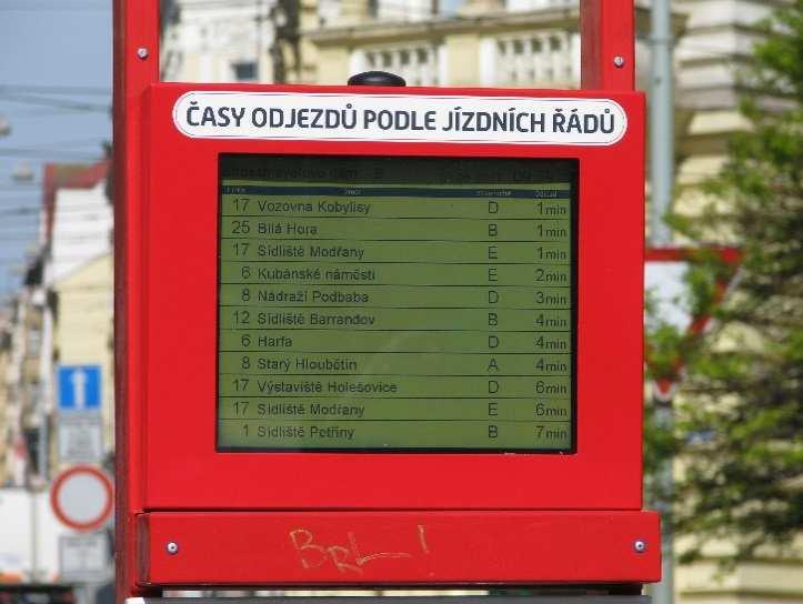 Cílem je tedy zvyšování počtu zastávkových informačních systémů (ZIS) v rámci PID.