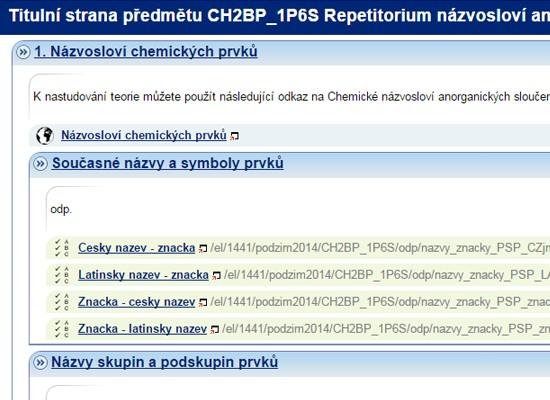 jedné správné odpovědi, případně otázky, do kterých se odpověď vepisuje Kromě textového zadání, je část otázek zadána formou obrázků obsahujících chemické vzorce Pro lepší přehlednost mají