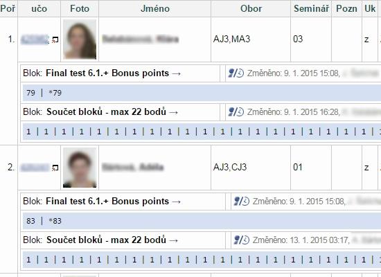 studenti přístupné v poznámkových blocích Náhledy e-learningu V interaktivní osnově mají studenti výukové texty, zadání úkolů i procvičování Studenti mají k dispozici