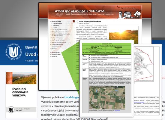 Geografie města a venkova RNDr Hana Svobodová, PhD doc RNDr Antonín Věžník, CSc http://elportalcz/katalog/pdf/ze0061 Pro předmět Geografie města a venkova byla ve spolupráci s techniky ISu vytvořena