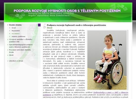 Reedukace mozkové obrny doc PhDr Mgr Dagmar Opatřilová, PhD http://elportalcz/katalog/pdf/sp_rmo Základní elektronickou pomůckou ve