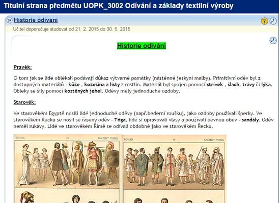 Odívání a základy textilní výroby PhDr Mgr Monika Bortlíková Mgr Alžběta Málková http://elportalcz/katalog/pdf/uopk_3002 Studenti