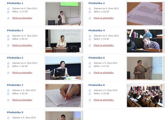 které vedla profesorka Irina G Mineralova Šlo o jednorázovou akci a studenti v dalších semestrech tak mohou tento přednáškový cyklus zhlédnout právě díky