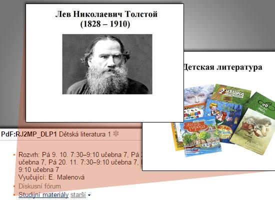 odevzdávárny i se soupisem použité použité literatury Náhledy e-learningu Studenti mají k dispozici sérii zvaných přednášek významné profesorky Mohou si spustit