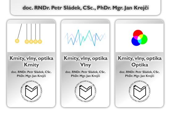 Kmity, vlny, optika doc RNDr Petr Sládek, CSc Ing Mgr Jan Krejčí http://elportalcz/katalog/pdf/fy2bp_kvo Hlavní elektronickou studijní oporou předmětu Kmity, vlny, optika jsou