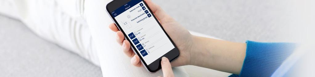 U těchto systémů s výhodou využíváme přeměnu elektrické energie na teplo přímo v místě její spotřeby a proto je komfortní regulace velmi důležitá.