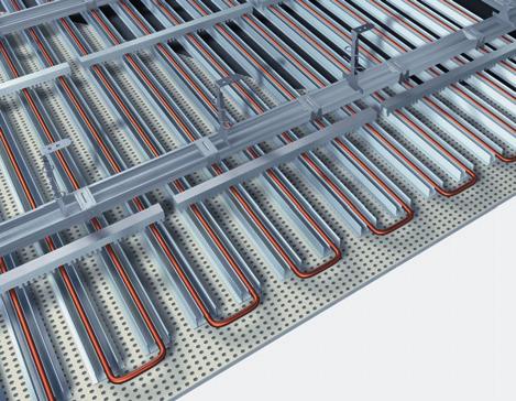 Díky flexibilitě designu systému Uni, může být funkčnost tohoto systému aplikována do místnos s ob žnou geometrií. Systém Uni poskytuje místnostem příjemnou atmosféru a vynikající akus cké vlastnos.